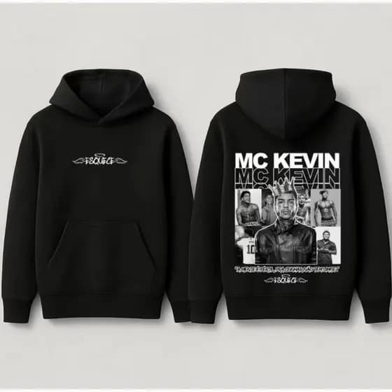 MOLETOM CANGURU BLUSA COM CAPUZ UNISSEX STREETWEAR MC KEVIN ESQUECE