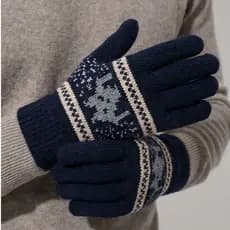 Luva Unissex Térmica Inverno Frio Com Punho Quente Confortável Unissex Moto Bike Academia Preto Azul