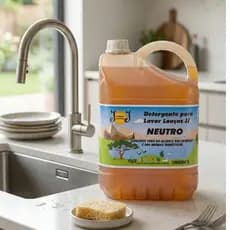 Detergente Neutro 5L Lava Louças Alto Rendimento Limpeza Profunda Brilho Intenso Econômico Cozinha