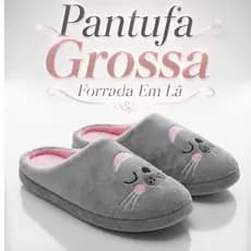 Pantufa Feminina Foca Fofa Chinelo Pantufa Forrada Em Lã Macia Confortável Casual Solado De Borracha