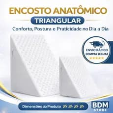 Travesseiro Encosto Triangular Leitura Capa Com Zíper Para Repouso