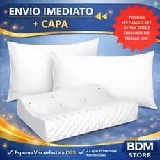 Travesseiro Cervical Ortopédico Magnético com Infravermelho – Pillow Contour Terapêutico