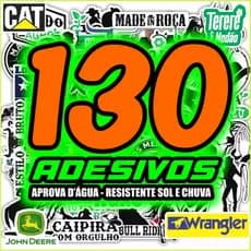 Kit 130 Adesivos Agronomia Country – ÀProva d’Água para Copos Garrafas Tereré e Decoração Rústica