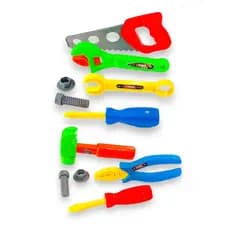 Kit de Ferramentas de Brinquedo Faz de Conta Brincando de Mecanico Oficina Infantil Construtor Mirim