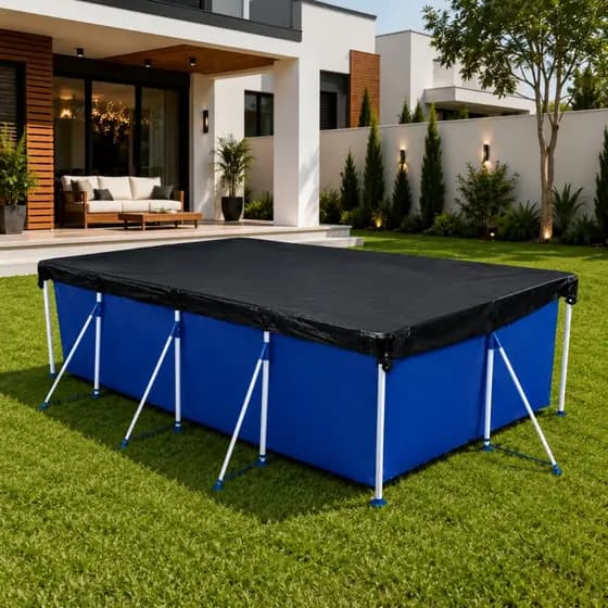 Piscina 6200 Litros Com Capa Original Kit Estrutural Mor Diversão Infantil Verão Calor Lazer Grande