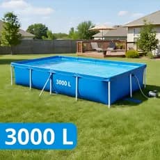 Piscina 3000 Litros Mor Estrutural Grande Infantil Crianças Verao Calor Lazer Azul Diversao Ferias