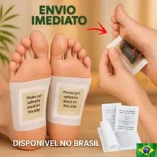 Adesivos Detox para Pés Alívio de Toxinas e Relaxamento