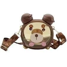 Garrafa Infantil de Ursinho Com 2 Bicos e Cordão Regulável!