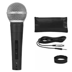 Microfone Dinâmico XLR-Estúdio Profissional E Cardióide De Desempenho Ao Vivo Para Vocais Podcasting