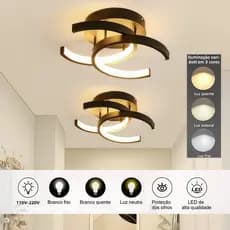 Luminária 110V-220V De Teto Plafon Led Moderna para Corredor Sala Quarto Cozinha