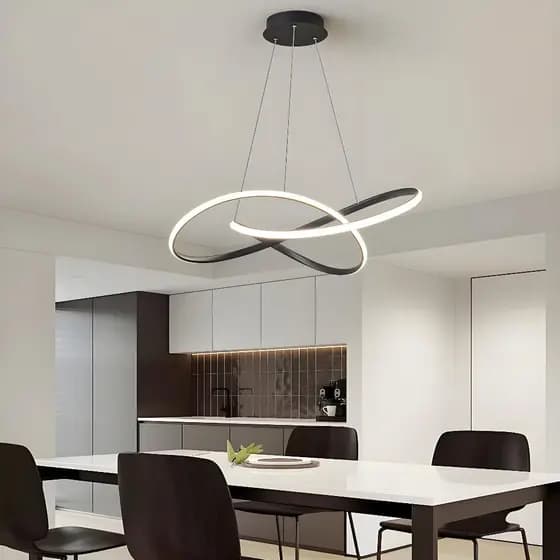 3 Cores Em 1 Luz Sala De Estar 110V-220V Lustre Cozinha Pingente Lâmpada Do Teto Led Nordic Moderno Decoração
