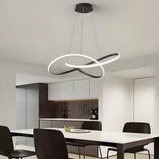3 Cores Em 1 Luz Sala De Estar 110V-220V Lustre Cozinha Pingente Lâmpada Do Teto Led Nordic Moderno Decoração