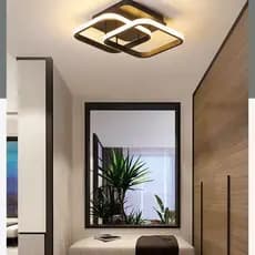 Luz LED Ajustável 3 Cores | Luminária de Teto Minimalista | Sem Cintilação | Para Sala/Quarto | Durável