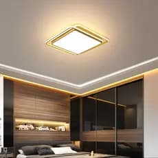 Luminária De Teto Moderna 3 Cores Lustre Led Para Quarto Sala 54w 110V/220V