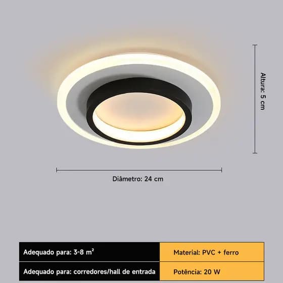 3 Cores Lustre Moderno De Lâmpada De Teto Led Para Corredor , Sala De Estar , Quarto , Cozinha