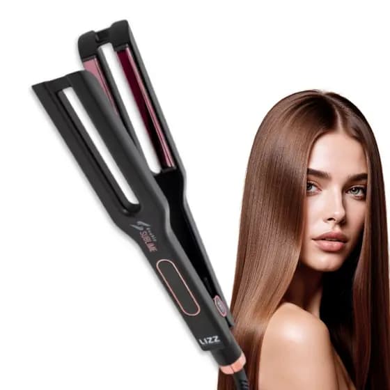 Chapinha Profissional Prancha de Cabelo Lizz Double Sublime Chapinha Titanium 480°F