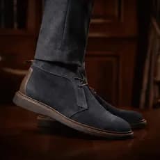 Botinha Masculina Oxford Derby Em Couro Camurça Legitimo Confortável Sapato Casual Social Elegante