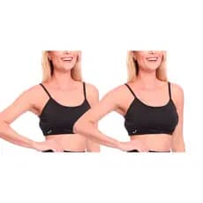 Kit 2 Top Feminino Alças Finas Costa Nua Dia A Dia Simples