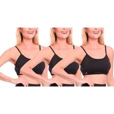 Kit 3 Top Feminino Alças Finas Costa Nua Dia A Dia Simples