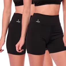 Kit 2 Shorts Feminino Básico Casual Ou Treino Soltinho