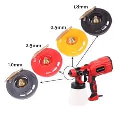 Bicos de Reposição para Pulverizador Elétrico, Tamanhos 0,5/1/1,8/2,5mm