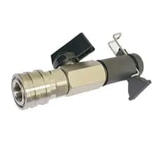 Válvula Esfera 1/4" Conexão Rápida para Lavadora Alta Pressão Compatível Karcher Stihl Lavor Nilfisk
