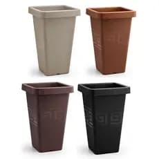 Kit 2 Vasos Gregos Coluna 19,5L Jardim Varanda e Interior Plantas Naturais ou Artificiais