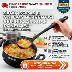 Concha Tramontina Alta Resistencia a Calor | Original | Utensílio Cozinha Antiaderente Envio imediato Com Nota Fiscal
