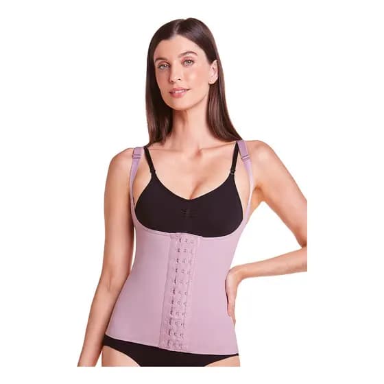 Cinta Modeladora Corset Colete Abdomninal Melhora Postura Abertura Frontal Reduz Medidas Plié