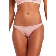 Calcinha Básica Tanga 100% Algodão Feminina Sem Costura Cintura Baixa Poliamida Sensil Plié