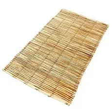 1,90x1,00 Esteira de Palha Artesanal | Natural, Decorativa, Ideal para Pergolado, Praia e Uso Religioso