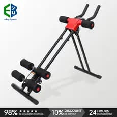 Máquina de Cintura e Abdominal Portátil com 4 Níveis de Ajuste