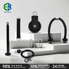 Ebuy Sports Conjunto profissional de seis peças para treino de tríceps em casa, com peso ajustável e altamente portátil