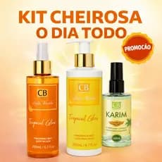 Kit Body Splash + Hidratante + Perfume Capilar Longa Duração