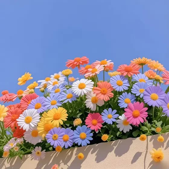 flores ornamentais 100 Sementes De Flores  Sementes De Chrysanthemumflorescer. planta para vaso
