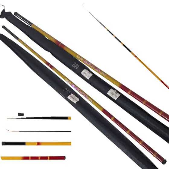 Varas Telescópicas 40% Carbono Bamboo ZR Max 2,10 / 2,40 / 2,70 / 3,00