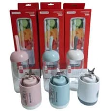 Mini Liquidificador Portátil Vidro 6 Lâminas Tomate MAZ-007