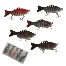 Kit 03 Iscas Artificiais Lambari p/ Tucunaré - Dourado - Traíra - Robalo - Garoupa