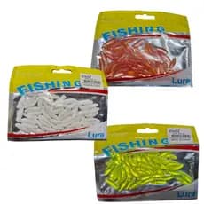Isca Artificial de Silicone Bichinho da Laranja ou Larva