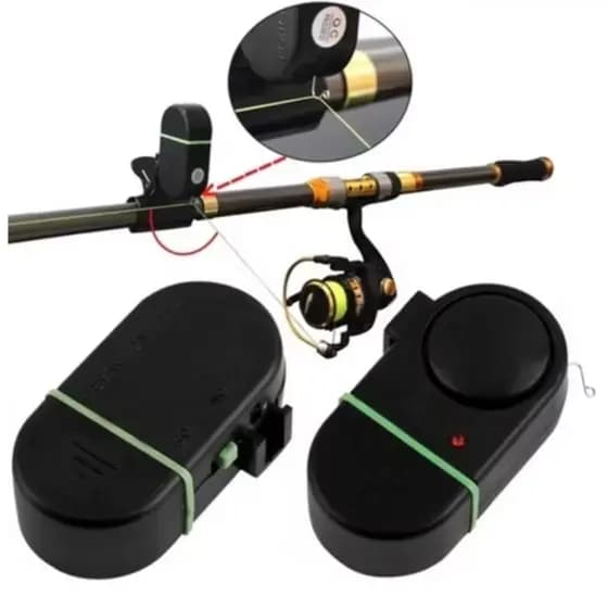 Alarme Eletrônico para Vara de Pesca com Led e Bateria Inclusa - Fishing Alarm