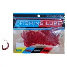Isca Artificial Minhoca 3,5cm Tilápia Bagre Carpa Pacu
