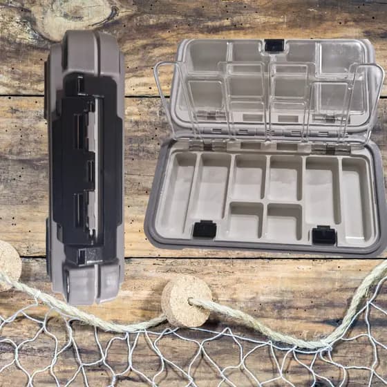 Estojo de Pesca, Caixa de Equipamento Portátil à Prova d'água de Alta Resistência, Organizador p/isca, anzol e chumbo