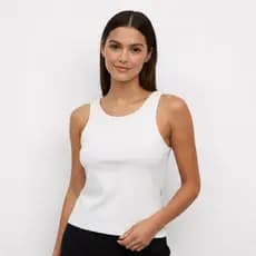 Regata Feminina Cavada Básica em Viscose com Elastano – Regata Elegante Confortável Moda Feminina