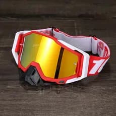100 % Óculos De Motocross UV400 Da Motocicleta MTB Capacete Das Mulheres Dos Homens Moto Fora De Estrada Esportes Tons P