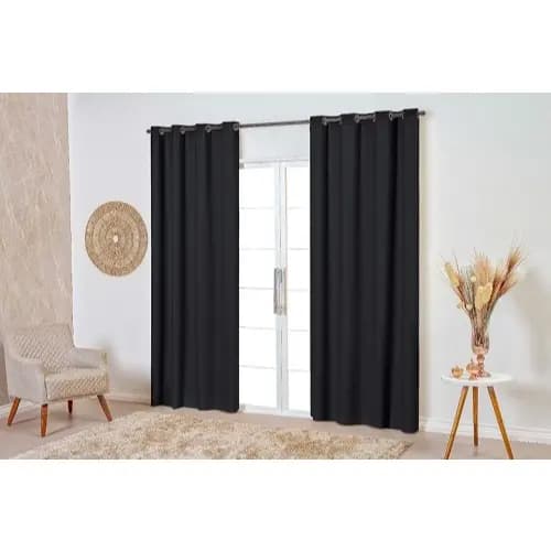 Cortina Corta Luz Blackout PVC  2,80m x 1,30m Com Ilhos Várias Cores
