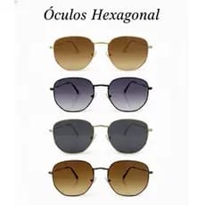 ÓCULOS DE SOL HEXAGONAL ESTILO, ELEGÂNCIA E ATITUDE!