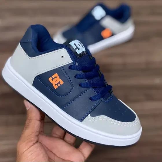 Tênis Infantil Menino Casual Escolar Skate Confortável Antiderrapante 26 ao 33 Envio Rápido
