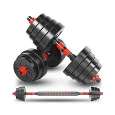 Jogo De Halteres Kit Aço Emborrachado 30kg Crossfit Treino