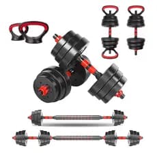 Peso Kit Halteres Aço Emborrachado 20kg Kettlebell Crossfit