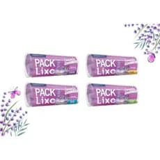 Saco para Lixo de Banheiro Pia Elimina Odor Saco de Lixo Perfumado Lavanda Pack Lixo